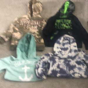 Bunch of boys hoodies.Size 5/6S